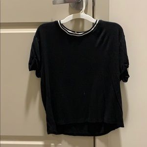 black t shirt